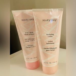 Mary Kay body care. 2 in 1 Wash and Shave. Hydrating lotion.